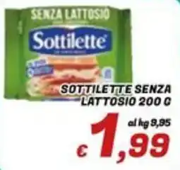 Idromarket Sottilette senza lattosio offerta