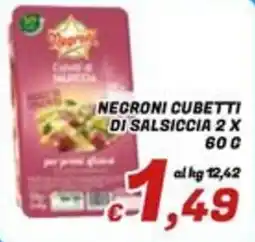 Idromarket Negroni cubetti di salsiccia offerta