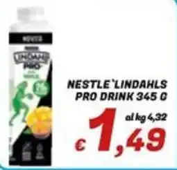 Idromarket Nestlé Lindahls Pro Drink offerta