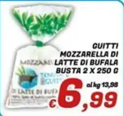 Idromarket Mozzarella di bufala Guitti offerta
