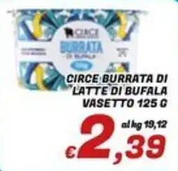 Idromarket Circe burrata di latte di bufala offerta