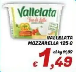 Idromarket Vallelata Mozzarella offerta