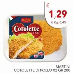 Diper Cotolette di Pollo Martini offerta