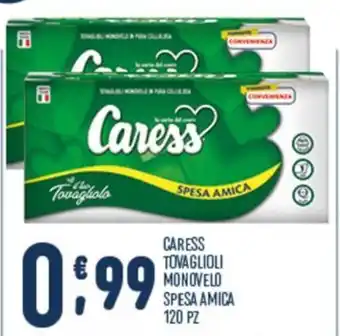 Caress tovaglioli monovelo spesa amica