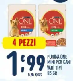 Gruppo Pascar Purina One mini per cani offerta