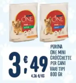 Gruppo Pascar Purina One Mini Crocchette per cani offerta