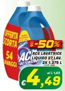 Idromarket Ace detergente lavatrice liquido offerta