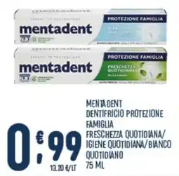 Gruppo Pascar Mentadent dentifricio protezione famiglia offerta