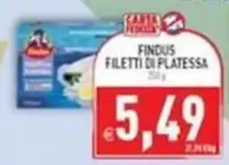 Iperfamily Findus filetti di platessa offerta