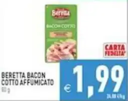Iperfamily Beretta bacon cotto affumicato offerta