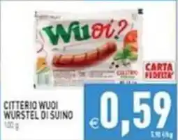 Iperfamily Citterio Wuoi wurstel di suino offerta