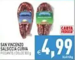 Iperfamily San Vincenzo Salsiccia Curva offerta