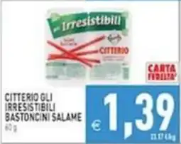 Iperfamily Citterio gli irresistibili bastoncini salame offerta