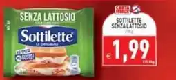 Iperfamily Sottilette senza lattosio offerta