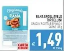 Iperfamily Rana sfogliavelo tortellini offerta