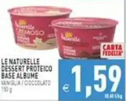 Iperfamily Le Naturelle dessert proteico base albume offerta