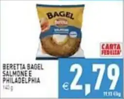 Iperfamily Beretta bagel salmone e philadelphia offerta