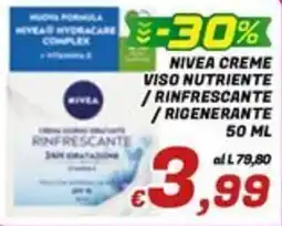 Idromarket Nivea creme viso nutriente / rinfrescante / rigenerante offerta