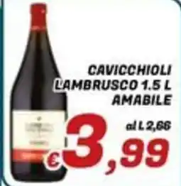 Idromarket Cavicchioli Lambrusco 1,5 L Amabile offerta