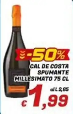 Idromarket Cal de Costa spumante millesimato offerta