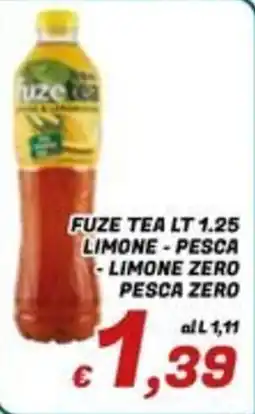 Idromarket Fuze Tea Limone Pesca offerta