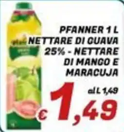 Idromarket Pfanner nettare di guava nettare di mango e maracuja offerta