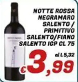 Idromarket Notte Rossa Negramaro offerta