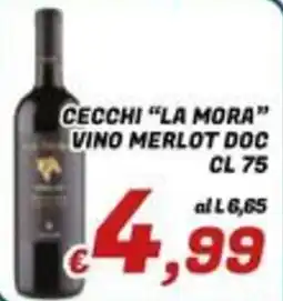 Idromarket Cecchi "La Mora" vino merlot doc offerta
