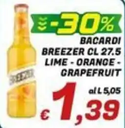 Idromarket Bacardi Breezer Lime - Orange - Grapefruit offerta