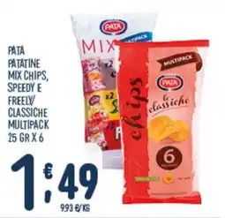 Gruppo Pascar Pata patatine mix chips offerta