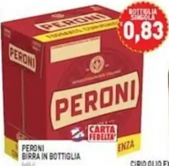 Iperfamily Peroni birra in bottiglia offerta