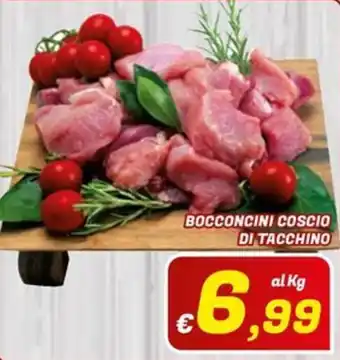 Idromarket Bocconcini coscio di tacchino offerta