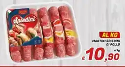Idromarket Martini spiedini di pollo offerta