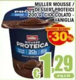 Sacoph Muller mousse proteica offerta