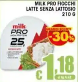 Sacoph milk PRO fiocchi latte senza lattosio offerta