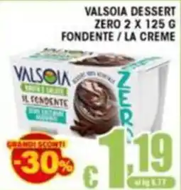Sacoph Valsòia dessert il fondente offerta