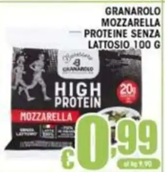 Sacoph Granarolo mozzarella proteine senza lattosio offerta