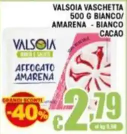 Sacoph Valsòia vaschetta affogato amarena offerta