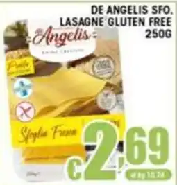 Sacoph Lasagne gluten free De Angelis SFO offerta