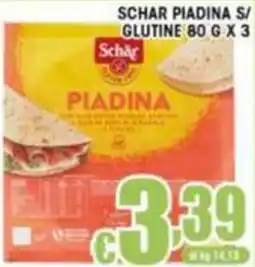 Sacoph Schar piadina s/glutine offerta