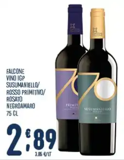 Gruppo Pascar Falcone vino IGP Susumaniello offerta