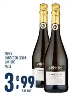 Gruppo Pascar Zonin Prosecco Extra Dry Doc offerta
