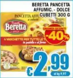 Sacoph Pancetta affumicata dolce Beretta offerta
