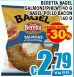 Sacoph Beretta bagel salmone philadelphia offerta