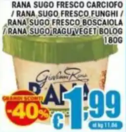 Sacoph Rana sugo fresco offerta