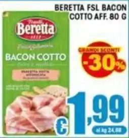 Sacoph Beretta bacon cotto offerta