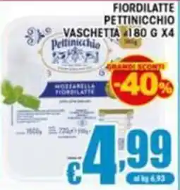 Sacoph Mozzarella fiordilatte Pettinicchio offerta