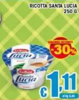Sacoph Ricotta Santa Lucia offerta