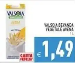 Iperfamily Valsolia bevanda vegetale avena offerta