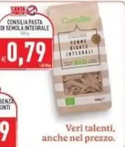 Iperfamily Consilia pasta di semola integrale offerta